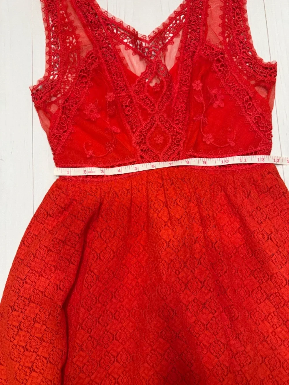 Free People Red Lace Dress Best for XS/S